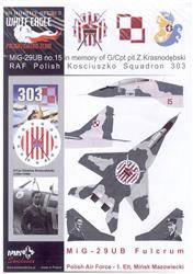 48009 MiG-29 No. 15 1 ELt. płk.pil.Z.Krasnodębski