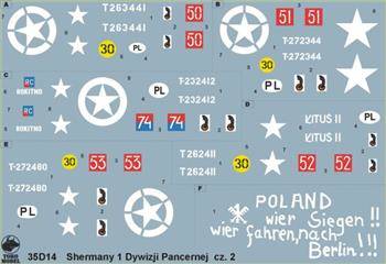 Polskie Shermany - 1DPanc, NWE 1944-45 cz. 2