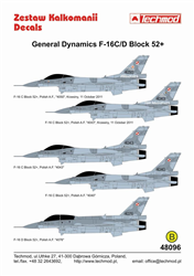Techmod 48096 F-16C/D