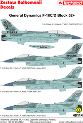 Techmod 48114 F-16C/D